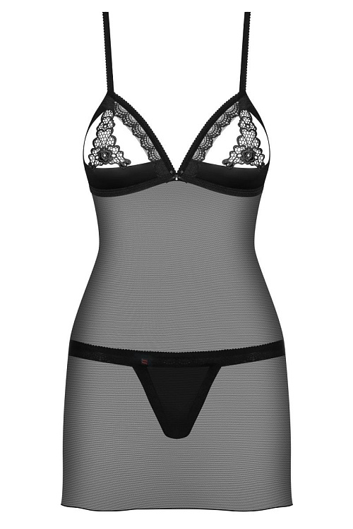 Эротичная сорочка с открытым лифом