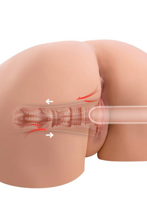 Мастурбатор-полуторс Michelle Ass с функцией пенетрации