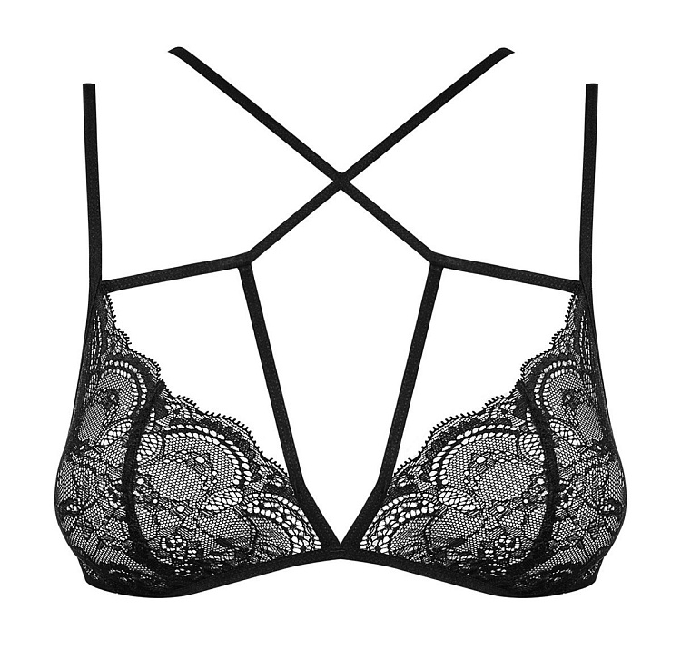 Кружевной бюстгальтер со стреп-лентами