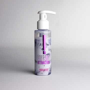 Увлажняющий крем-гель для тела с ароматом ежевики Creamy Attraction Blackberry - 100 мл.