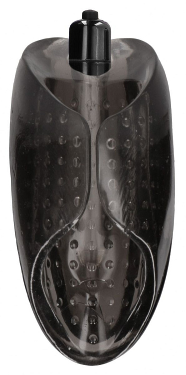 Черный мастурбатор Vibrating Masturbator №71