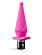 Розовый анальный вибратор LilPlug Vibrator - 13,5 см.