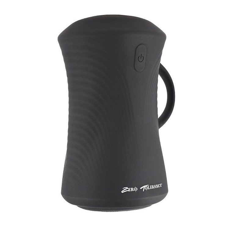 Черный вибромастурбатор с гироскопом Gyro Stroke