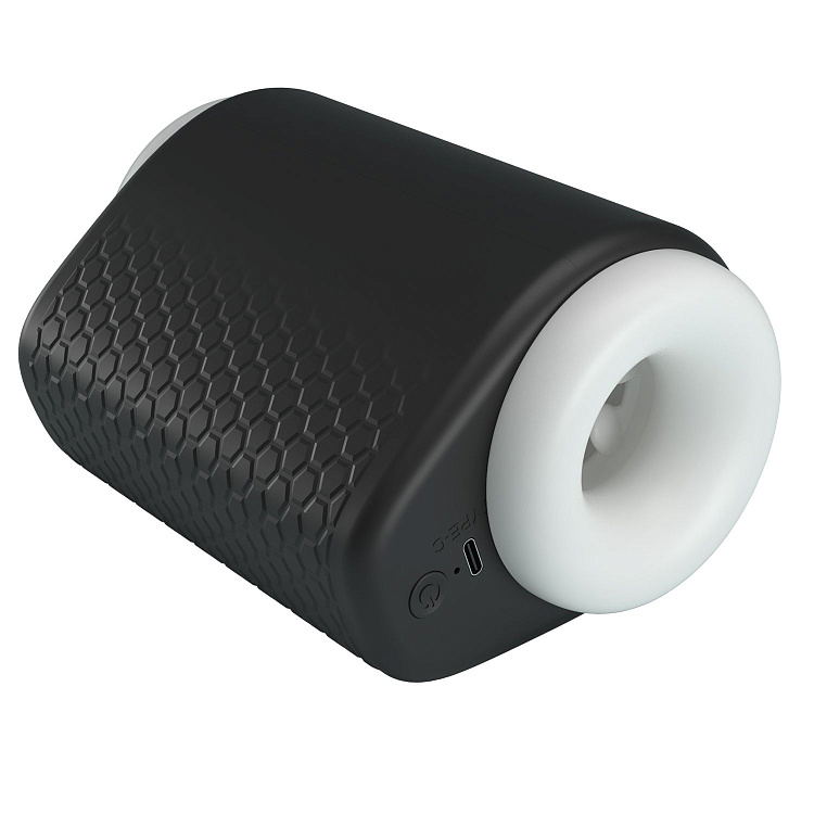 Черный автоматический вибромастурбатор Dj Girl