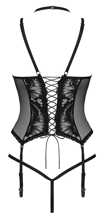 Оригинальный кружевной корсаж Alessya на шнуровке
