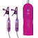 Многоскоскоростные виброзажимы для сосков Remote Control Vibrating Nipple Clips