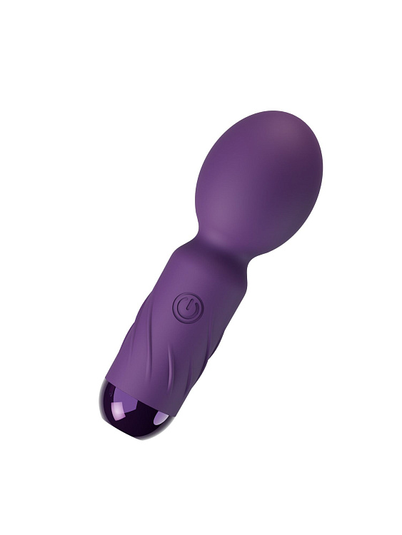 Фиолетовый мини-wand вибратор для стимуляции эрогенных зон