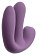 Фиолетовый тройной вибратор MIREVA RC Triple Hands-Free Vibrator