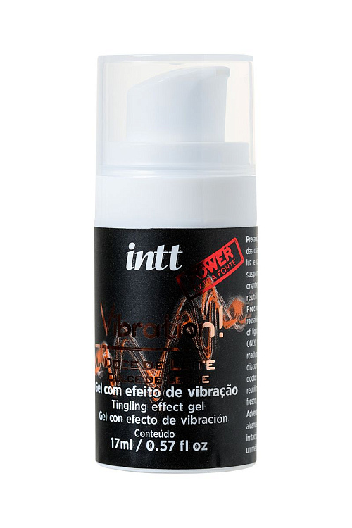 Жидкий массажный гель VIBRATION Dulce de Leche с ароматом сгущенного молока и эффектом вибрации - 17 мл.